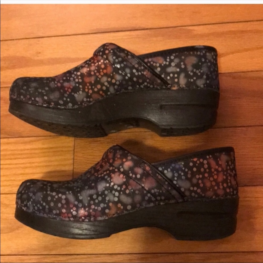 Dansko Multi Color Spots Pro Clogs - Picture 5 of 6